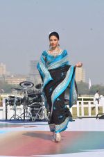 Model walk the ramp for Designer Azeem Khan showcases his latest collection at AGP Million Race in Mumbai on 19th Feb 2012 (66).JPG